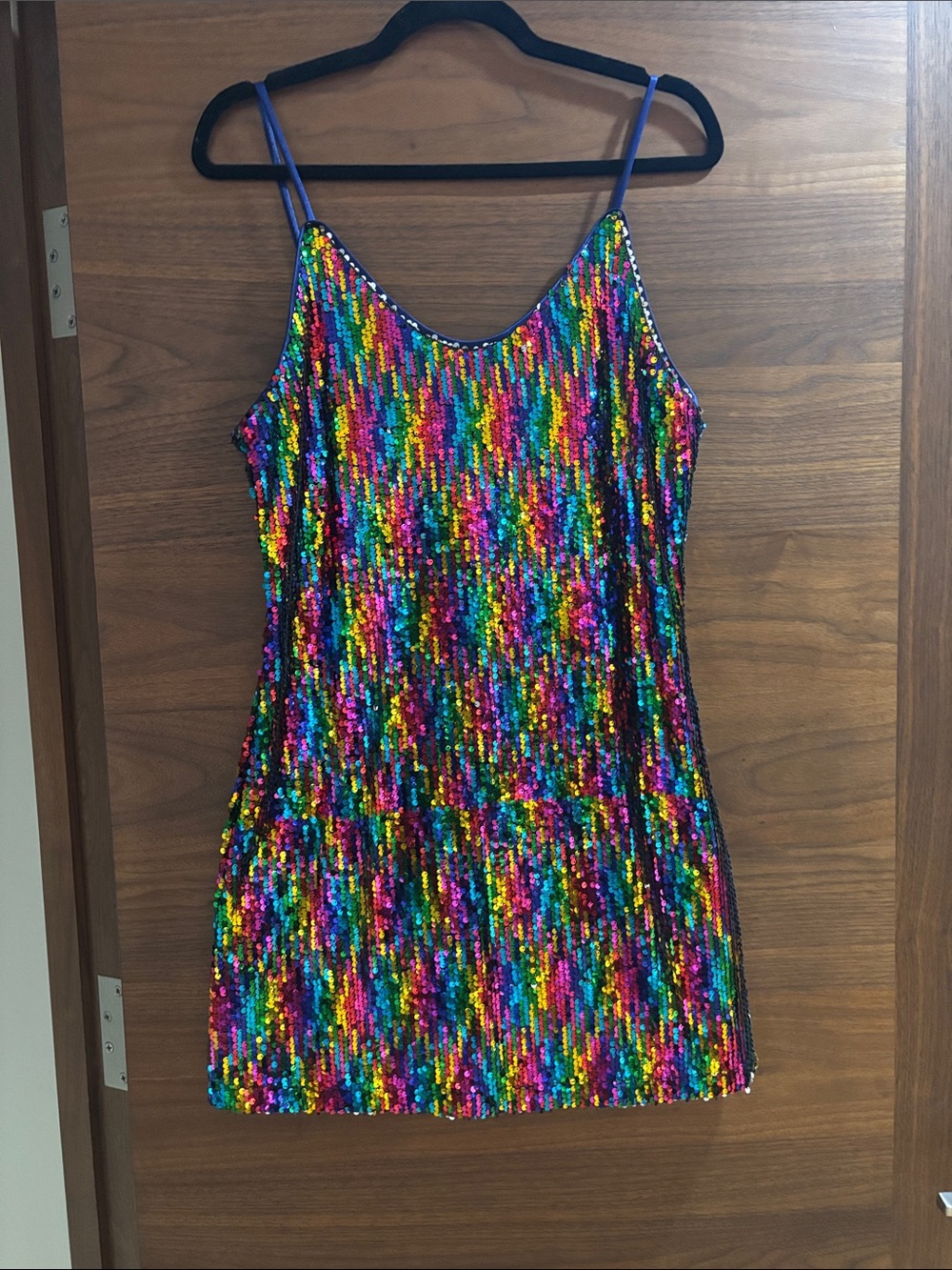 Allegra K Multicolor Sequin Dress
